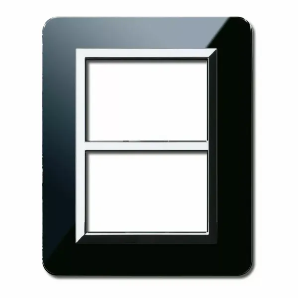 PERSONAL44 FR.PLATE AB. BLACK  3+3M image 1