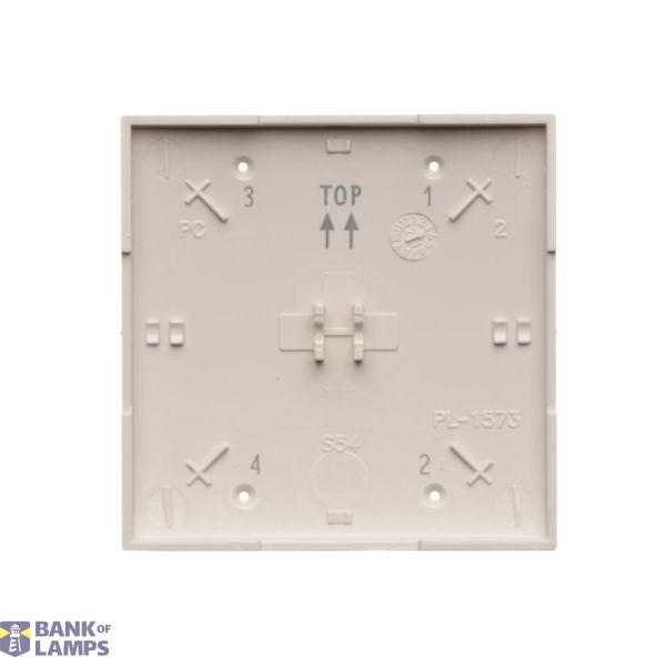 Double loudspeaker socket, cream white/electro white image 1
