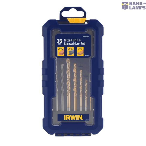 16Pc Drill and Screwdriving Set image 1