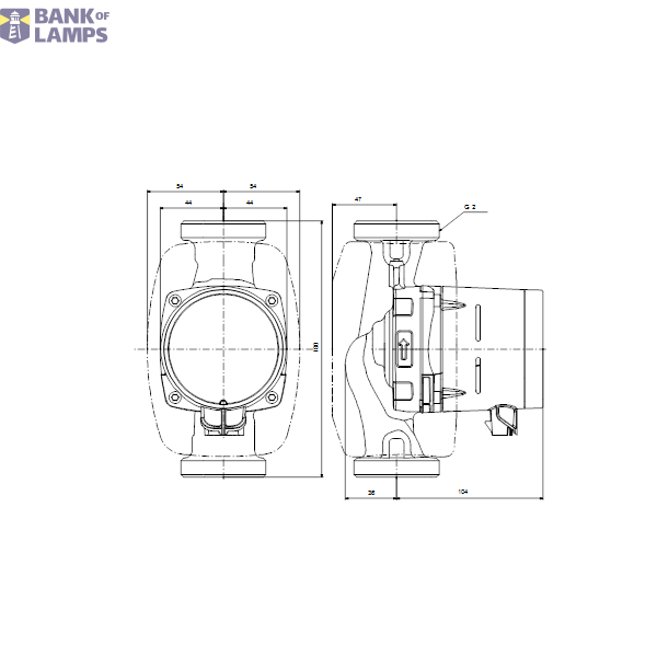 Circulator pump ALPHA1 32-80 180 1x230V 50Hz 6H image 4