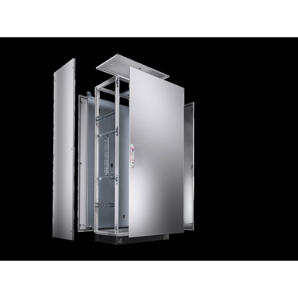 Baying enclosure system, WHD: 800x2000x600 mm, sheet steel image 1