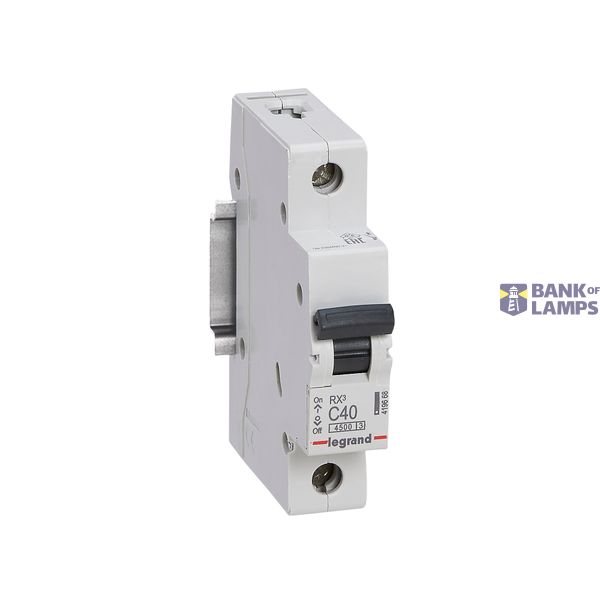 MCB RX³ 4500 - 1P - 230/400V~ - 40 A - C curve image 2