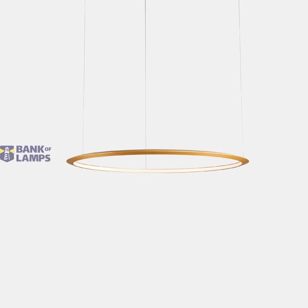 Pendant Circular Inward ø900 Recessed LED 45.6W 1319lm 2400K Gold image 1