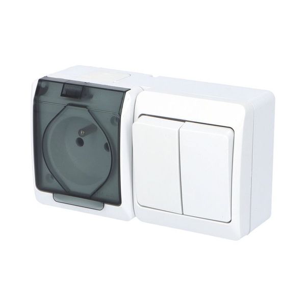 HERMES SOCKET 2P+Z + DOUBLE POLE SWITCH image 2