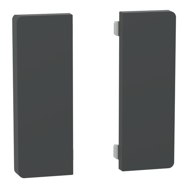Push button, KNX, Merten System Design, 2gang, rockers, Anthracite image 1