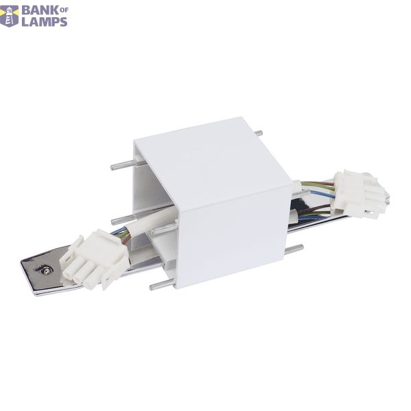 Q-LINE longitudinal coupler, white/chrome image 1