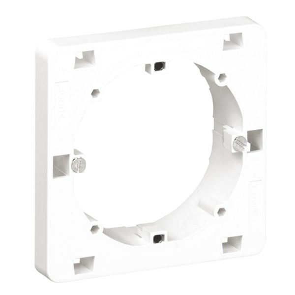 SEMI-FLUSH MOUNTING BOX WHITE image 1