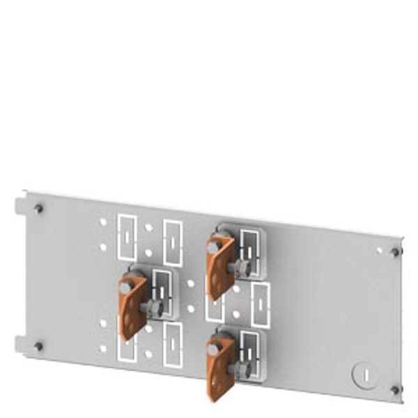 Cable connection 3VA23 (400 A), 3VA24 (630 A) H: 200 mm fixed mounting image 1