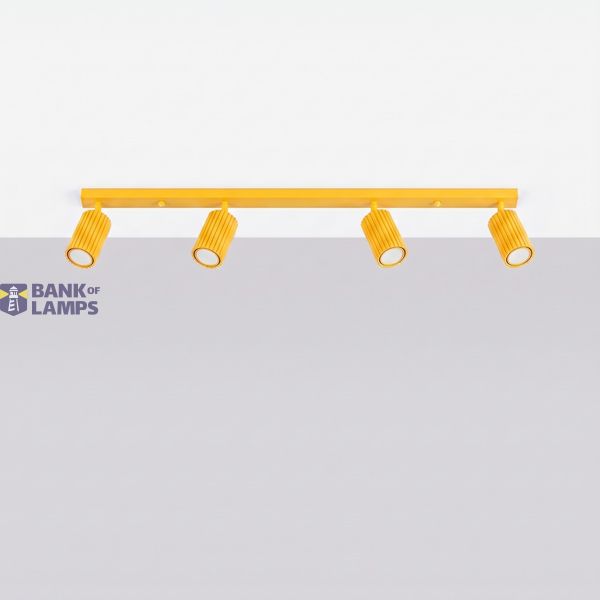 Ceiling lamp KARBON 4L yellow image 2
