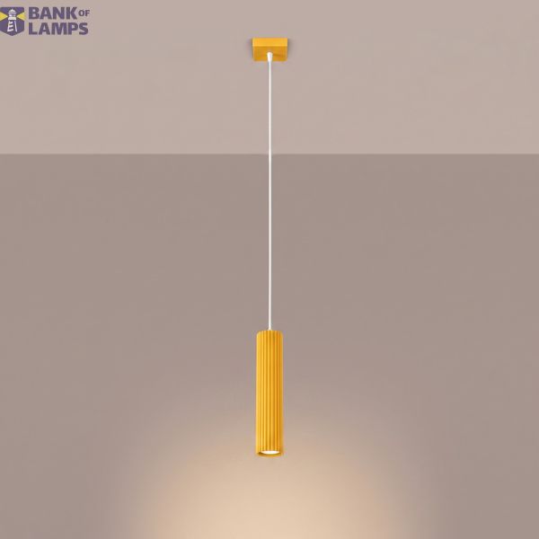 Pendant lamp KARBON 1 yellow image 5