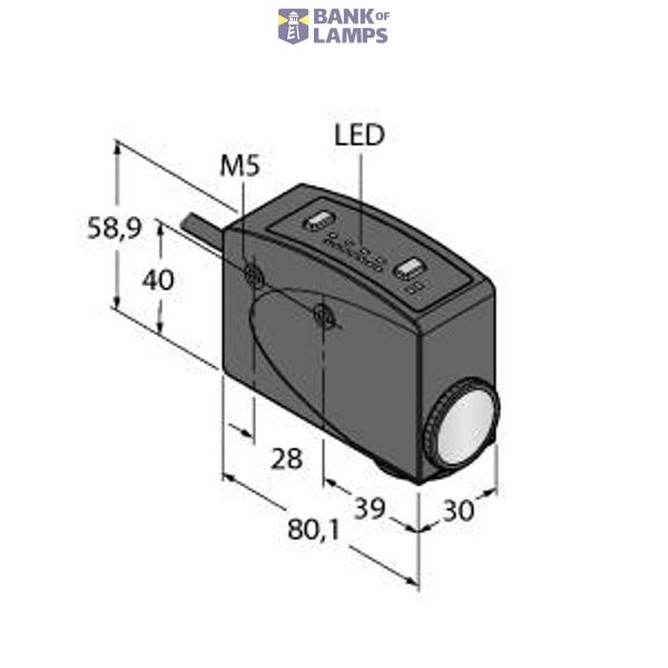 Photoelectric Sensor Color Mark Sensor   R58BPCRGB2 image 1