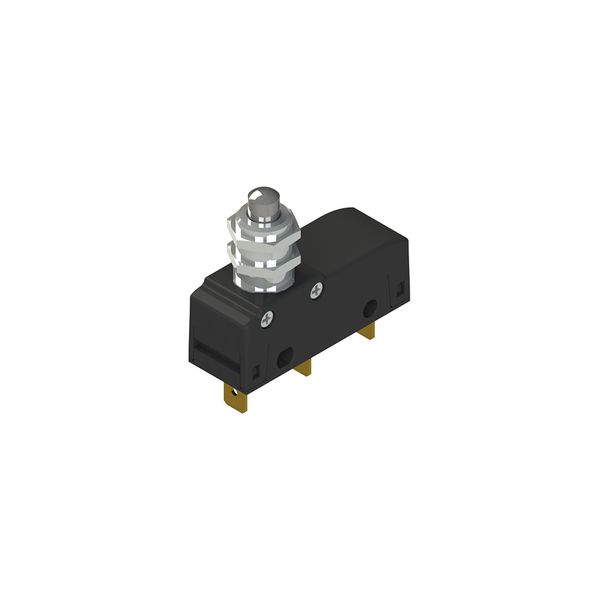 Microswitch with threaded plunger image 1