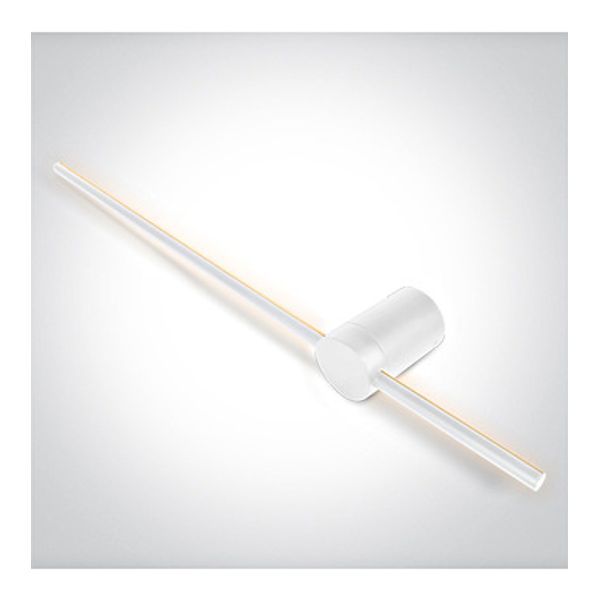 65148B/W/W WHITE 15W WALL LIGHT WW IP20 230V image 1