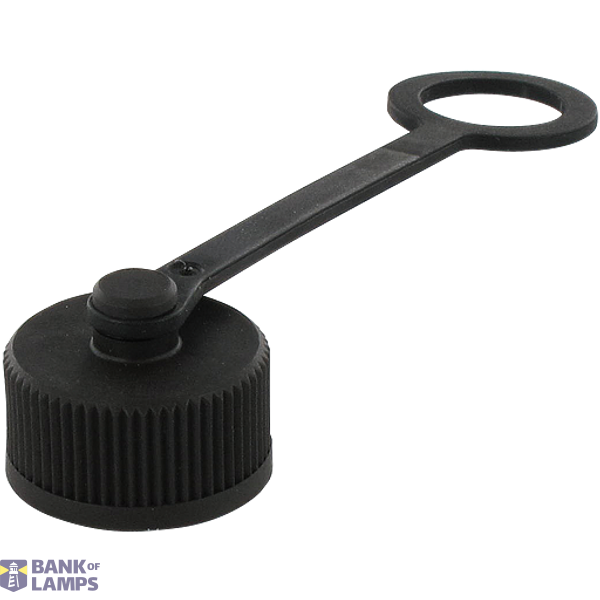 Protection cap for M12 male Incl. holding strap L=60mm. 12.5mm image 1