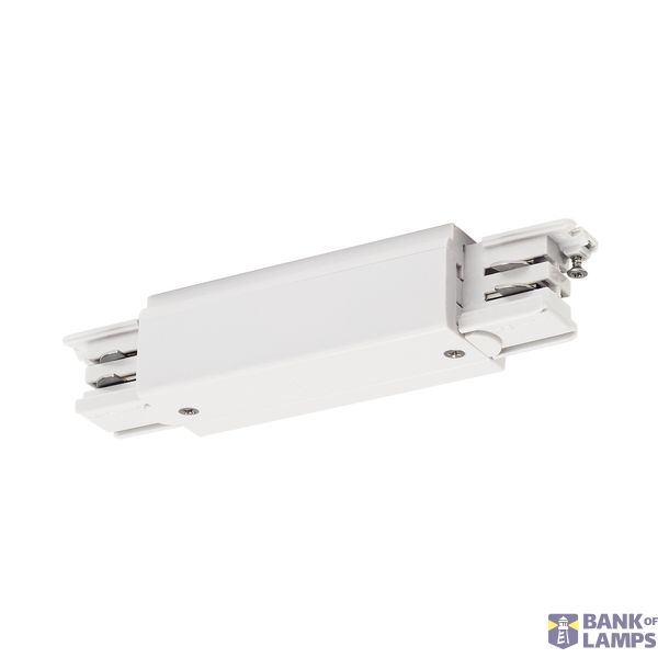  S-TRACK Long connector with feed-in capability, white image 1