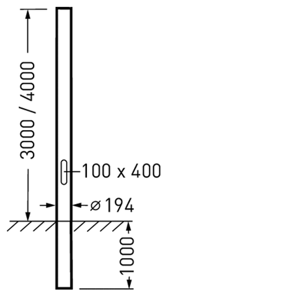 Post CS19 Anthracite 7543900 image 1