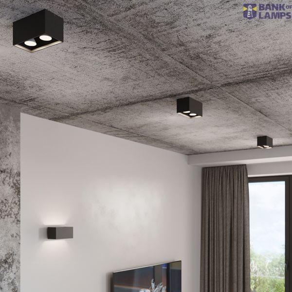 WALL LAMP QUAD MAXI GREY G9 2X40W IP20 image 5