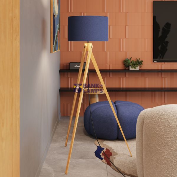 Floor lamp NATT navy image 7