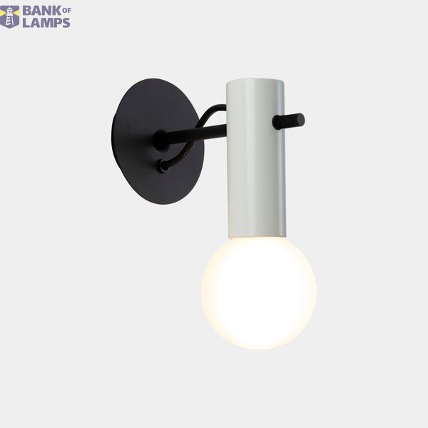 Wall fixture Nude E27 15W Black image 1