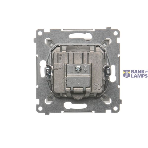 Key for a double roller blind for switches and electronic controllers, Gold matt, metalic image 1