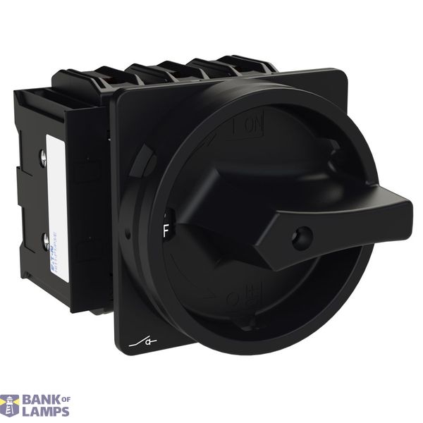 P3 Main switch, 80 A,Flush mounting, 3 pole, Form EA/SVB, Black, Door  image 4
