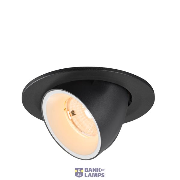 NUMINOS© GIMBLE S recessed ceiling 2700K 55ø IP20 rnd bl/wh image 1