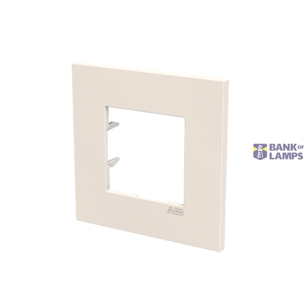 Frame 1-gang - ABB logo - White image 2