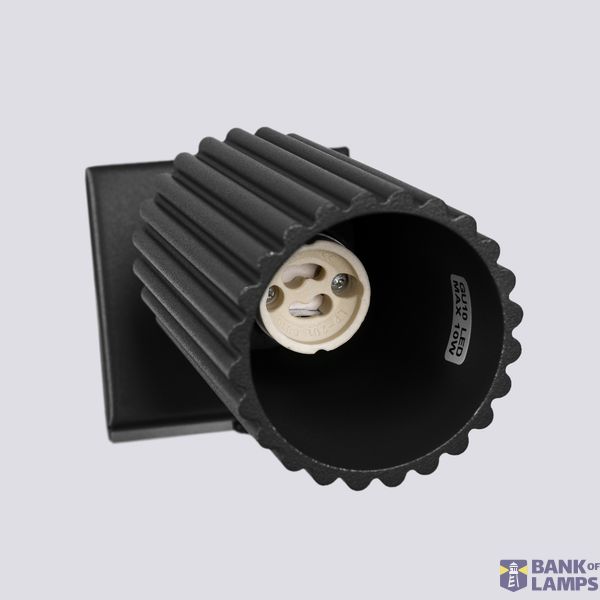 STYLISH WALL LAMP WITH MOVABLE BLACK LAMP FROM THE KARBON SERIES FOR ADDITIONAL LIGHTING image 8