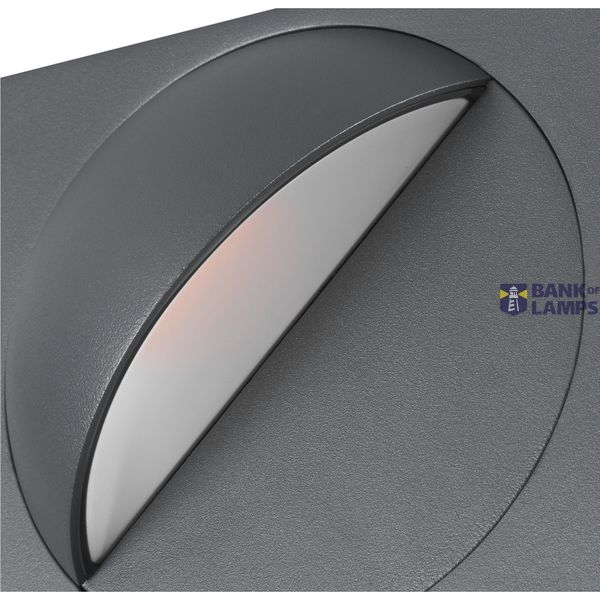 LID I, wall-mounted light, 2700/3000K, 15W, PHASE, 100°, anthracite image 2