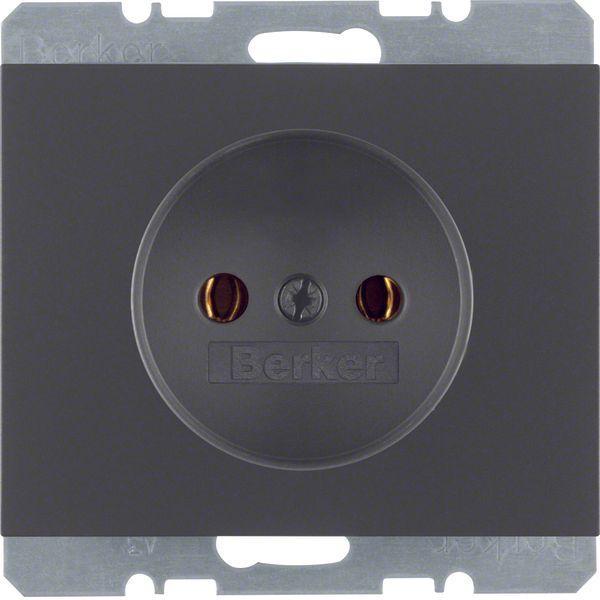 Soc. out. out earthing contact, K.1, ant. matt, lacq. image 1