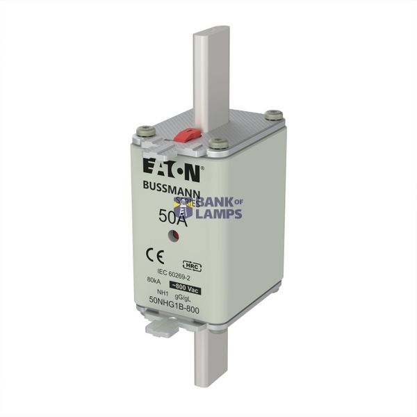 Fuse-link, LV, 50 A, 800 V AC, NH1, Class gG/gL image 4