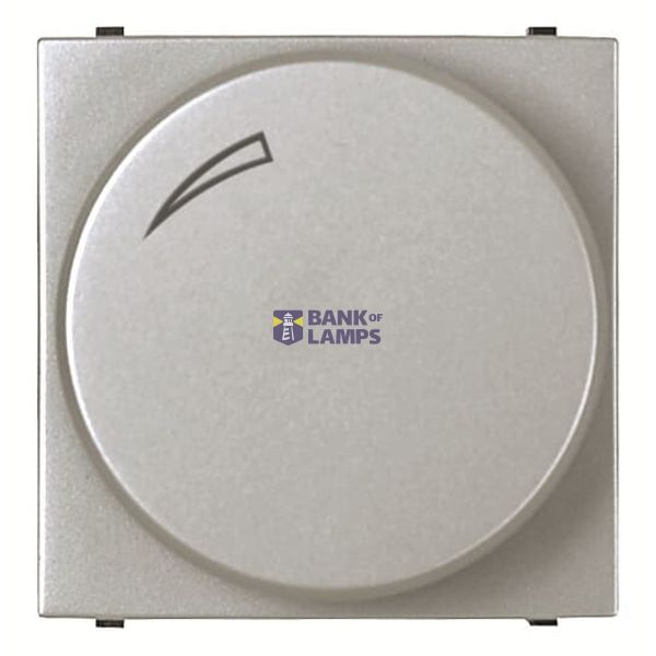 N2260.8 PL LED rotatory/push dimmer - 2M - Silver image 1