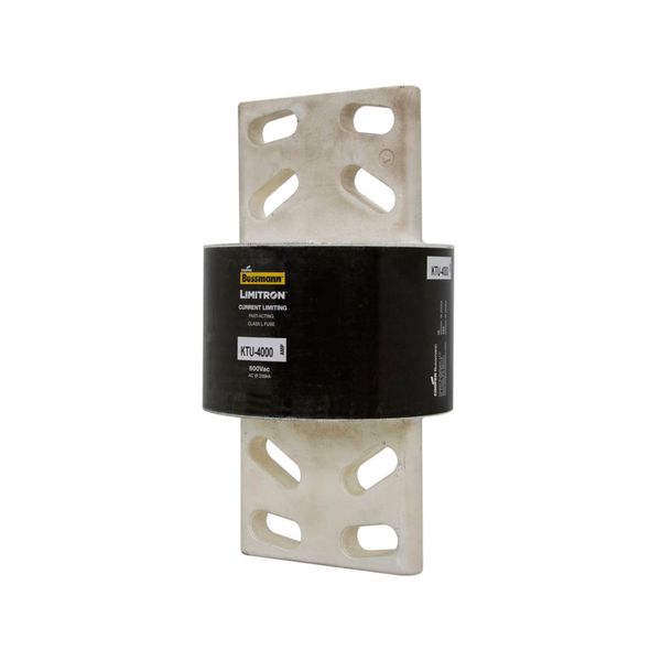 Eaton Bussmann series KTU fuse, 600V, 4000A, 200 kAIC at 600 Vac, Non Indicating, Current-limiting, Fast Acting Fuse, Bolted blade end X bolted blade end, Class L, Bolt, Melamine glass tube, Silver-plated end bells image 15
