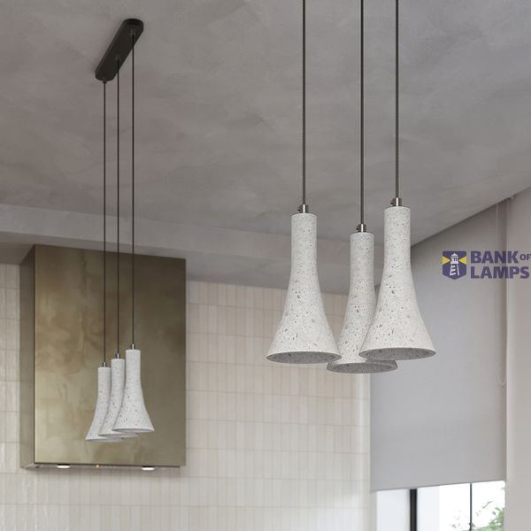 HANGING LAMP REA 3L CONCRETE E14 3X12W IP20 image 7