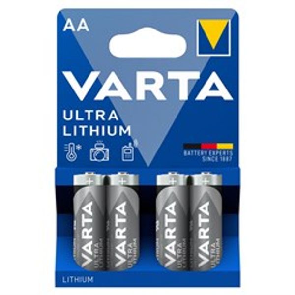VARTA Ultra Lithium 6106 AA BL4 image 1