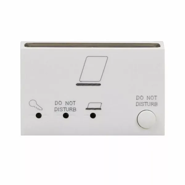 Internal transponder reader with card holder - MIFARE - 3 modules - Domus series image 1
