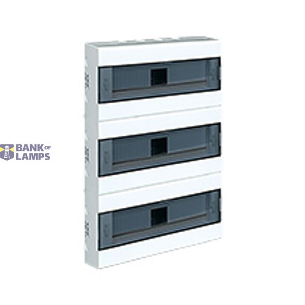 Wall-mounted distribution board SRn-3x18 (54) (N+PE) combined version image 1