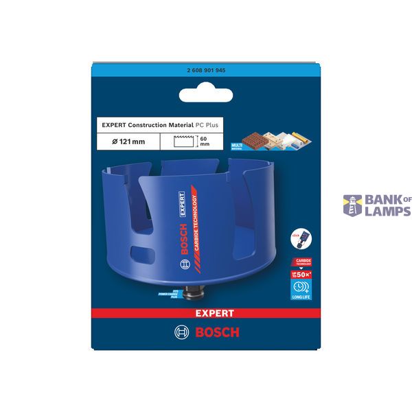 EXPERT Construction Material Hole Saw 121 mm image 2