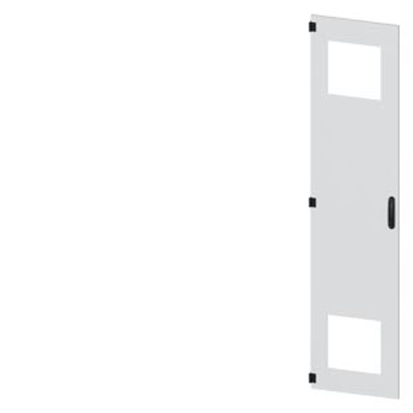 SIVACON, door, left, with cutout for filter fan, with ventilation openings image 2