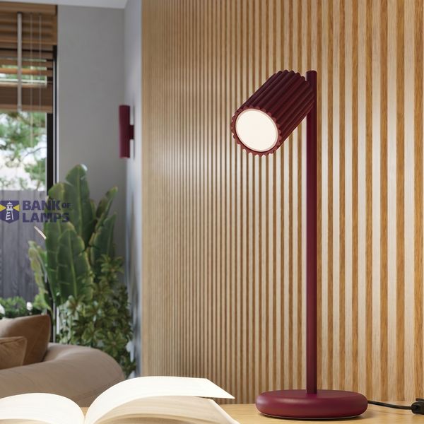 Ceiling lamp KARBON 10 burgundy image 4