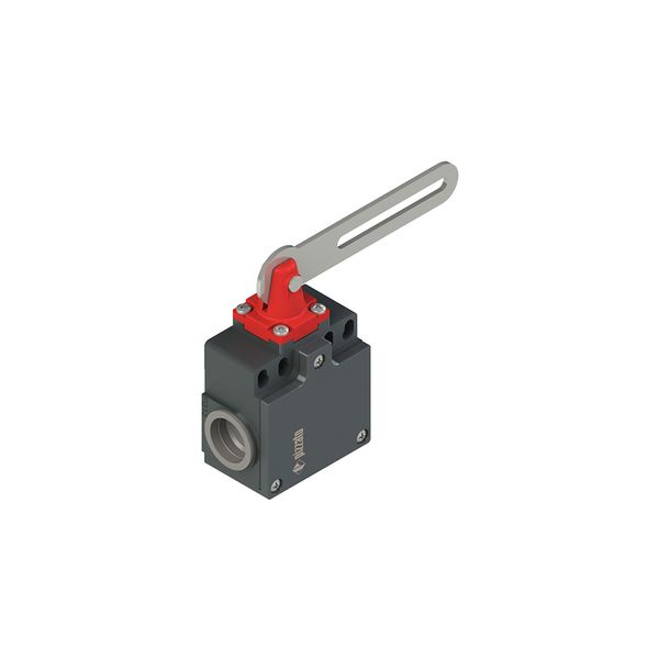 Safety switch with slotted hole lever image 1
