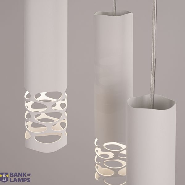 Pendant lamp LIRO 3P white image 9