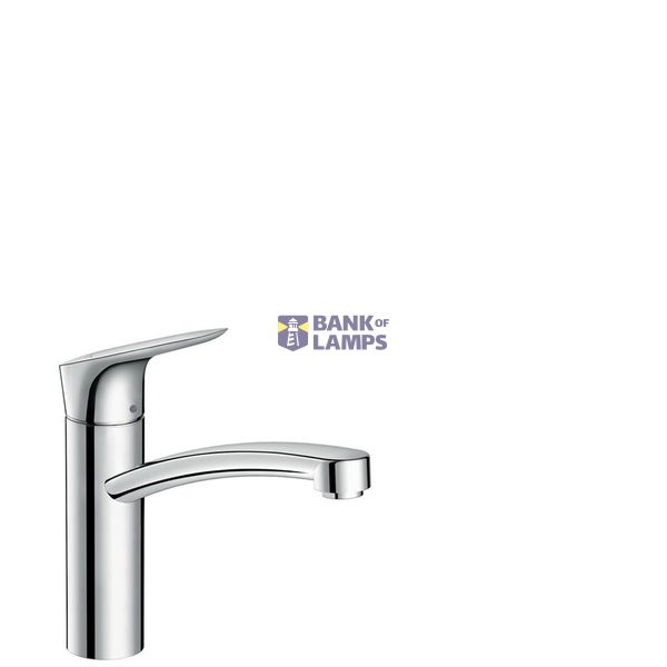 Logis 160 kitchen mixer with swivel spout, chrome image 1