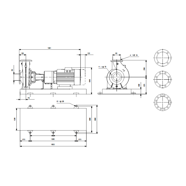 Norm found. pump NK 50-315/285 A2F2AESBAQE 37kW 380-420D/660-725Y 2P image 2