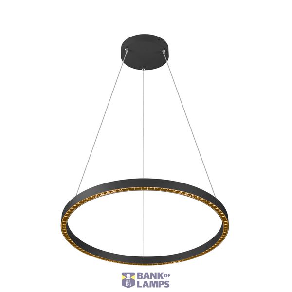 ONE CUBE UP/DOWN, pendant light, 300cm, 3000K, DALI 2, Touch, black image 1