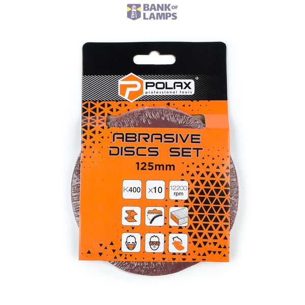 Abrasive discs set 125мм, Abrasive grit  К400 image 2
