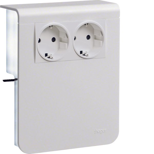 acc.box SL20115 2 x gang purewhite image 1