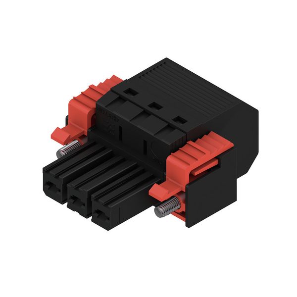 PCB plug-in connector, female plug, 7.62 mm, Number of poles: 3, 180°, PUSH IN without actuator, Tension-clamp connection, Clamping range, max. : 10 mm², Box image 3