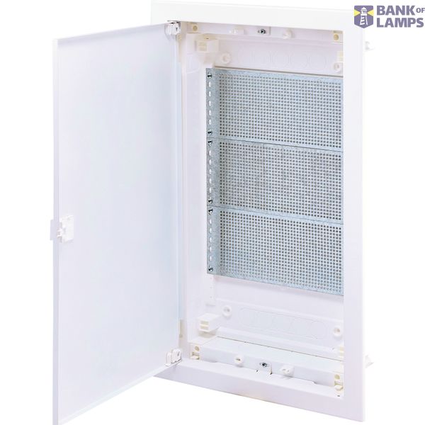 ECG42MEDIA flush mounted multimedia box - white metall doors image 1