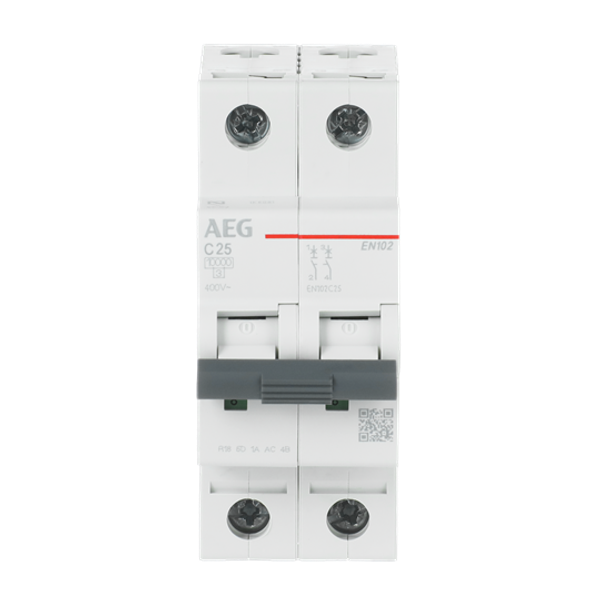 Circuit breaker 2P C Kar. 25A, 10kA image 1